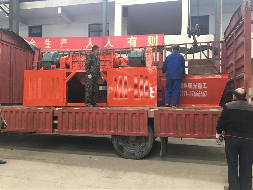 The delivery site of 1200 shredder in jiangsu province,China